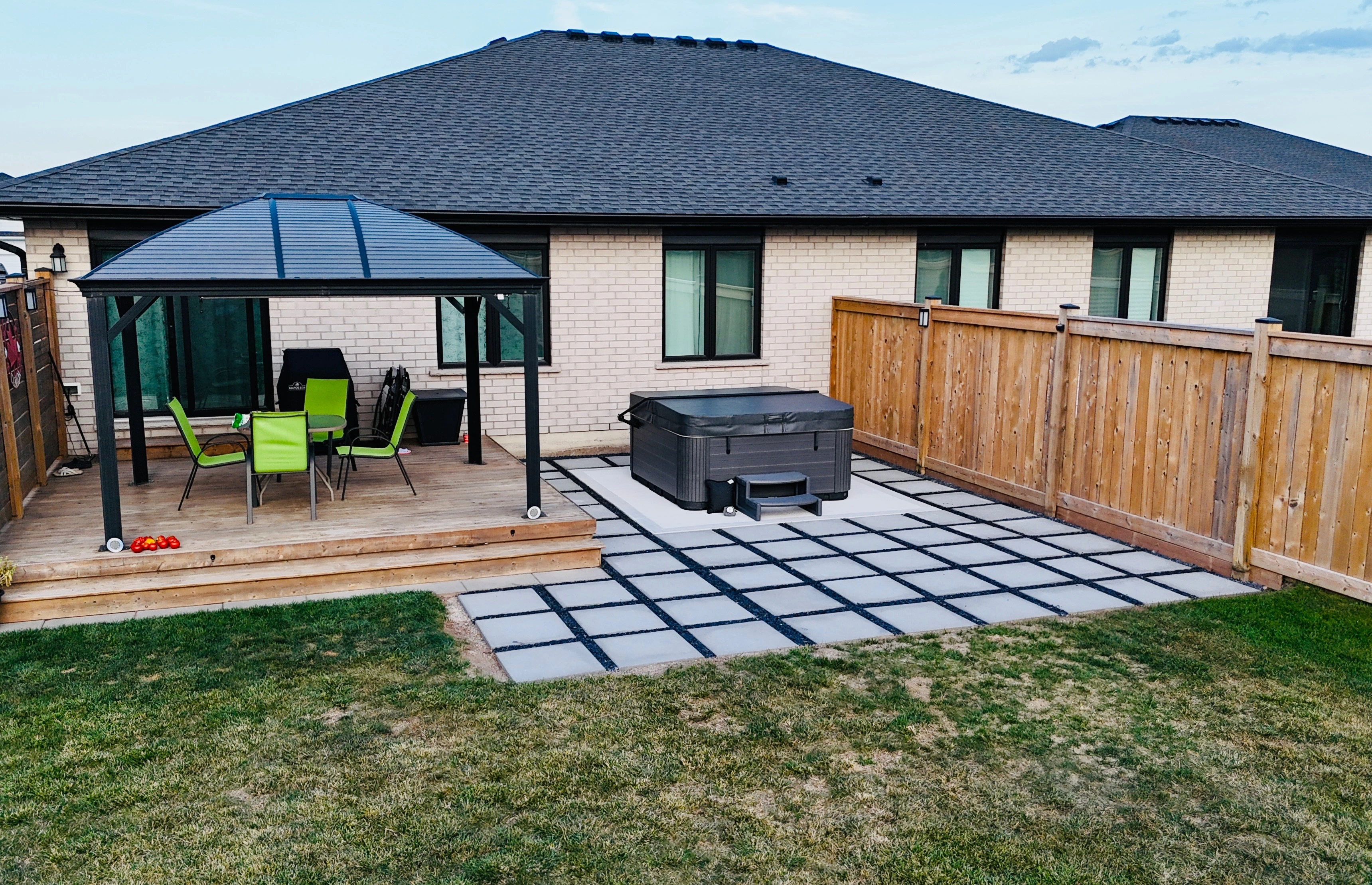 Finished backyard pool project