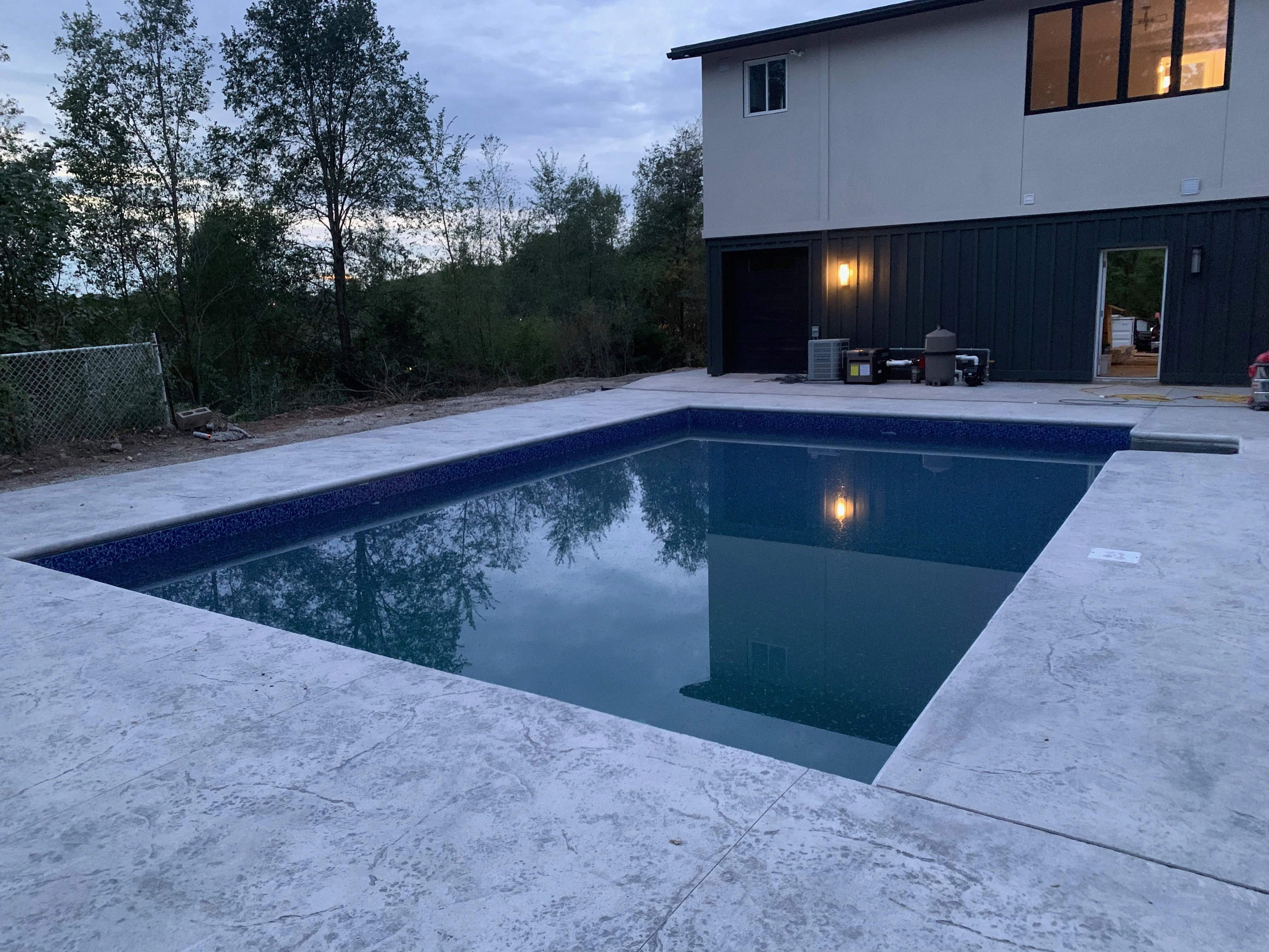 Pool patio and hardscaping