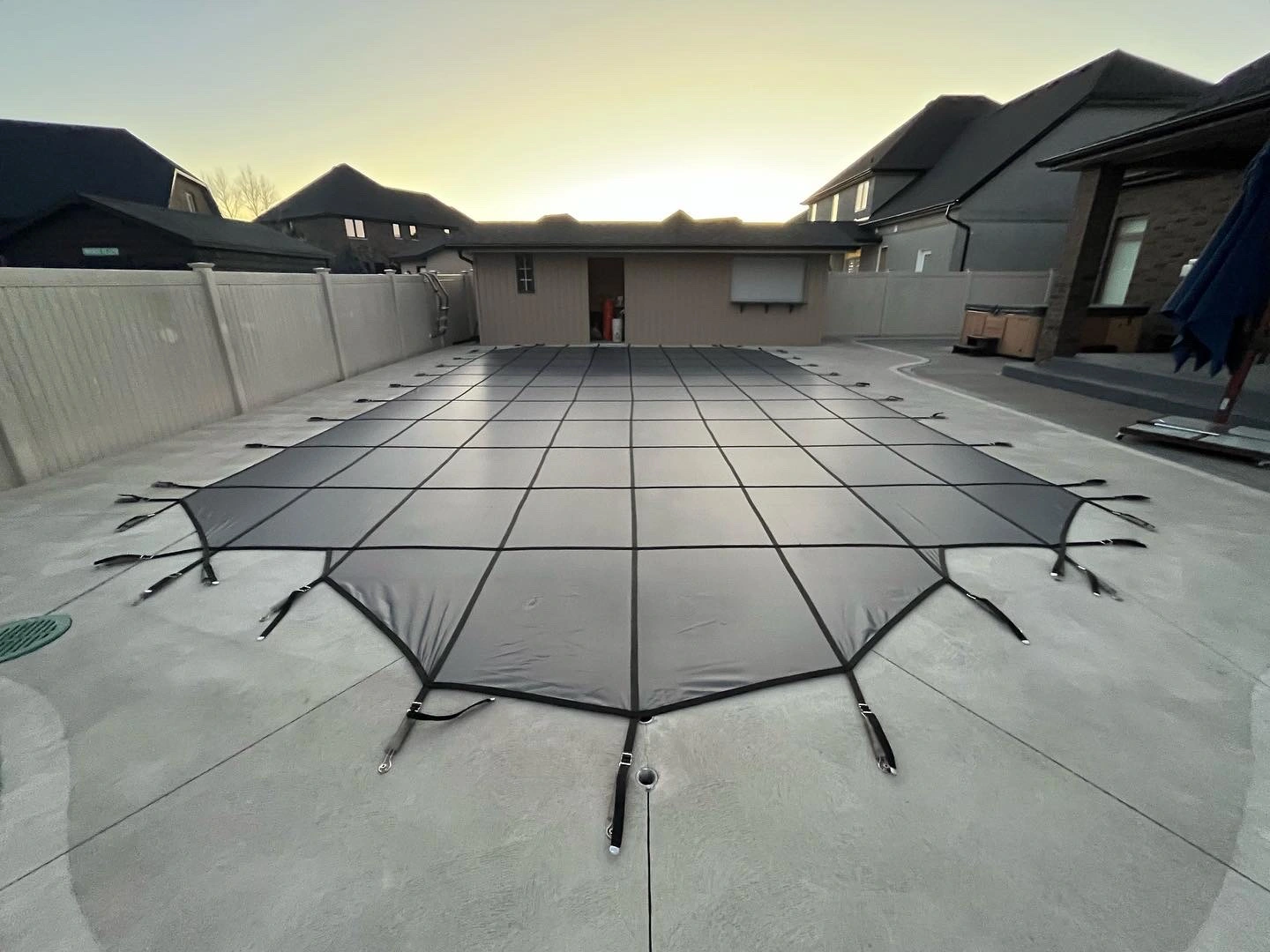 Seasonal pool maintenance